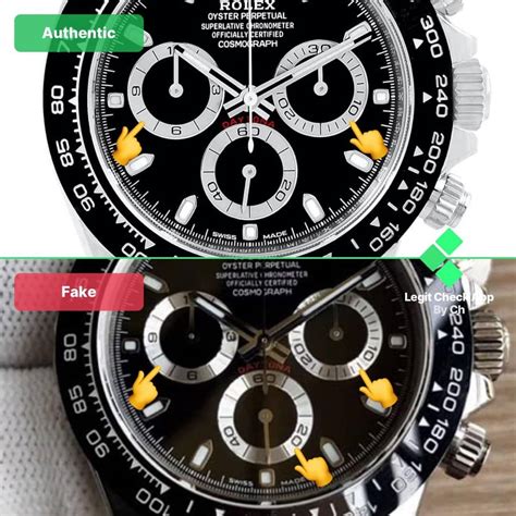 fake rolex daytona vs real|rolex daytona clone.